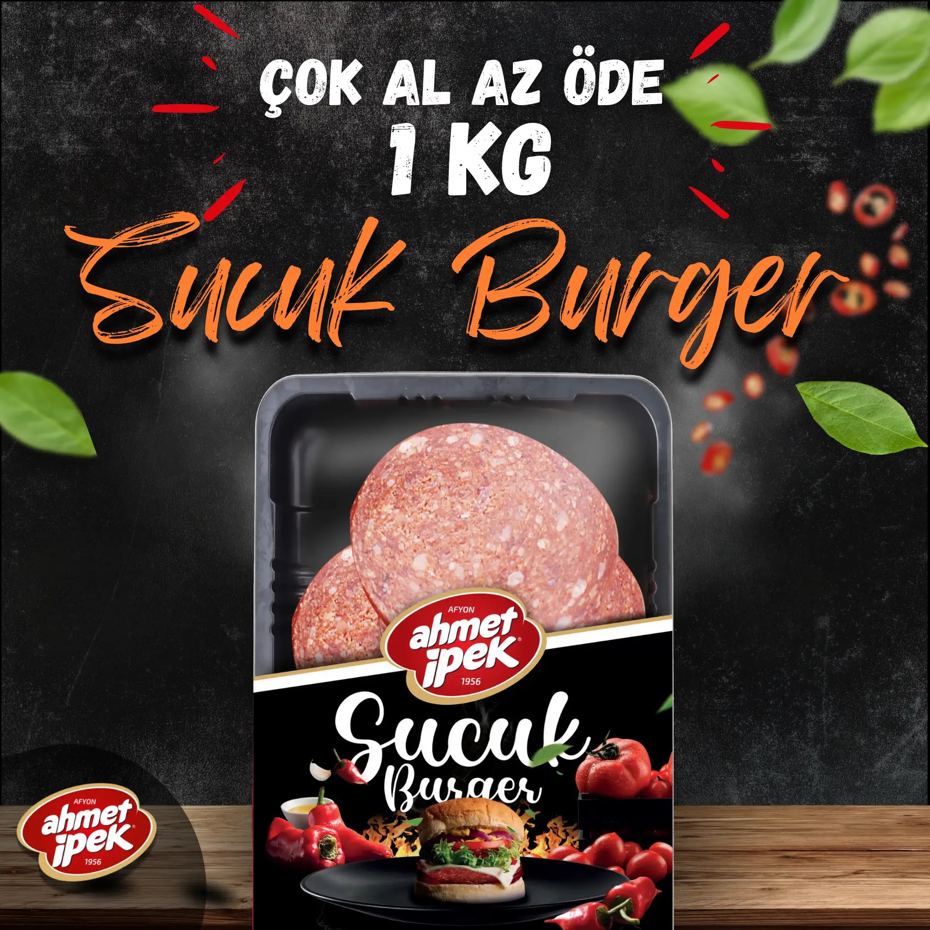 Ahmet İpek Sucuk Burger 1kg