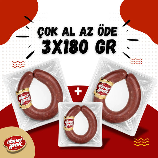 Ahmet İpek Kangal Sucuk 3x180gr