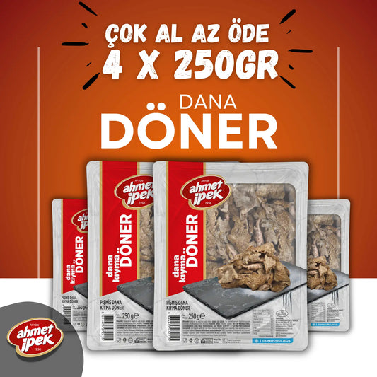 Ahmet İpek Dana Kıyma Döner 4x250gr