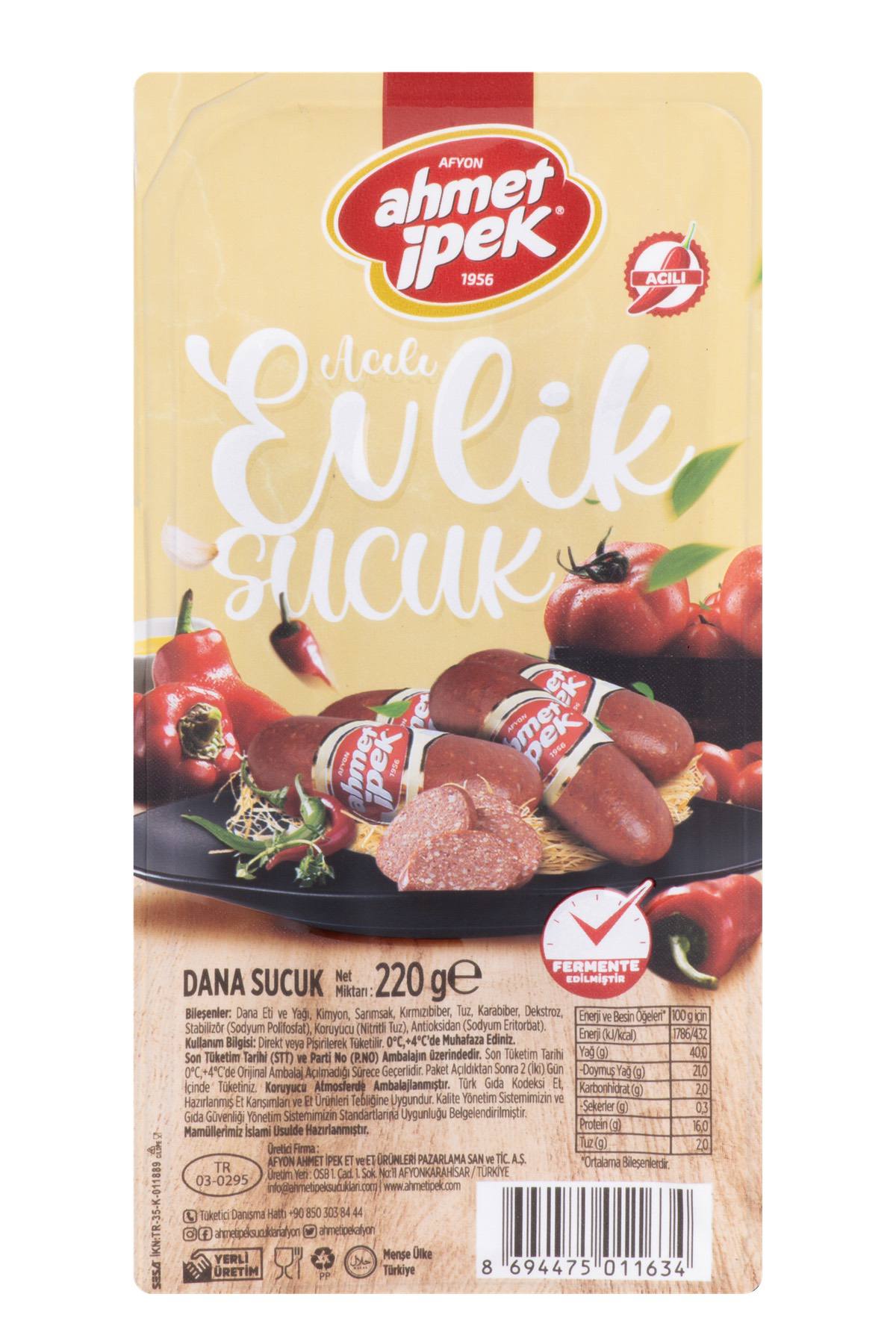 Ahmet İpek Evlik Sucuk Acılı