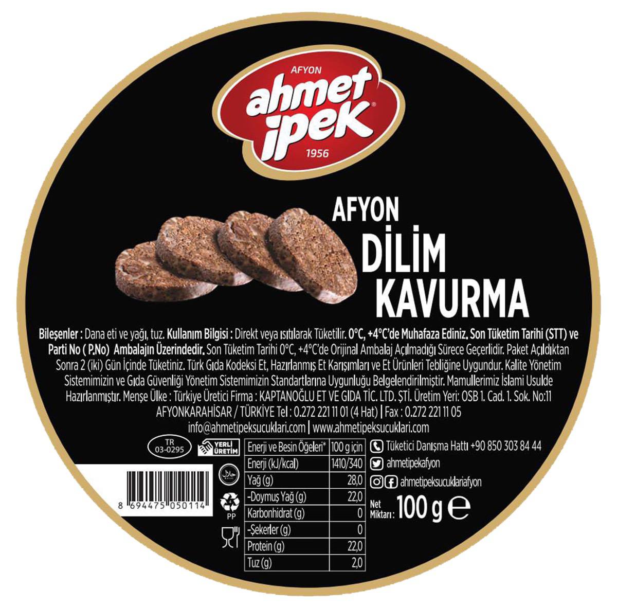 Ahmet İpek Dilim Kavurma